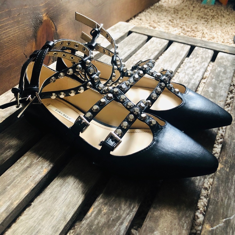 ZARA flats.
